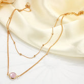 European Minimalist Chokers Fashion Jewelry Multilayer Beads Bohemian Necklake